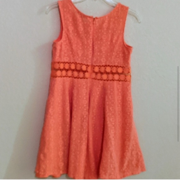 Adam Levine Collection Vibrant Orange Dress. Sz M - Picture 3 of 4